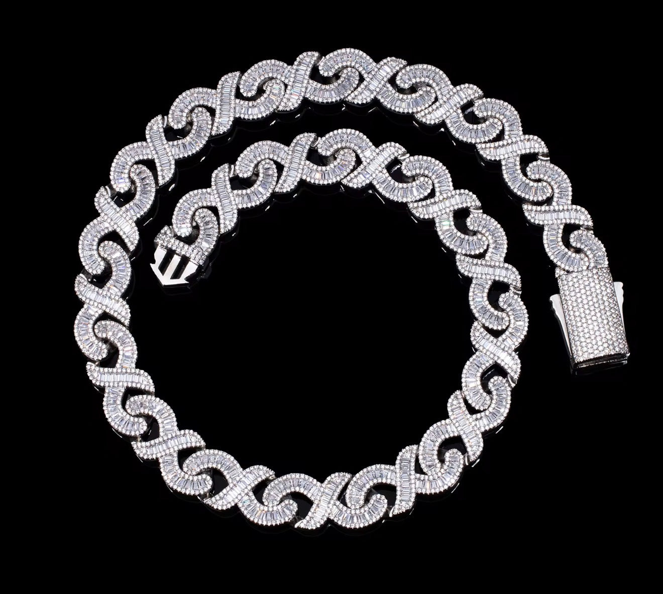 Iced Out Infinity Cuban-Link Chain