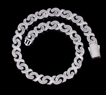 Iced Out Infinity Cuban-Link Chain