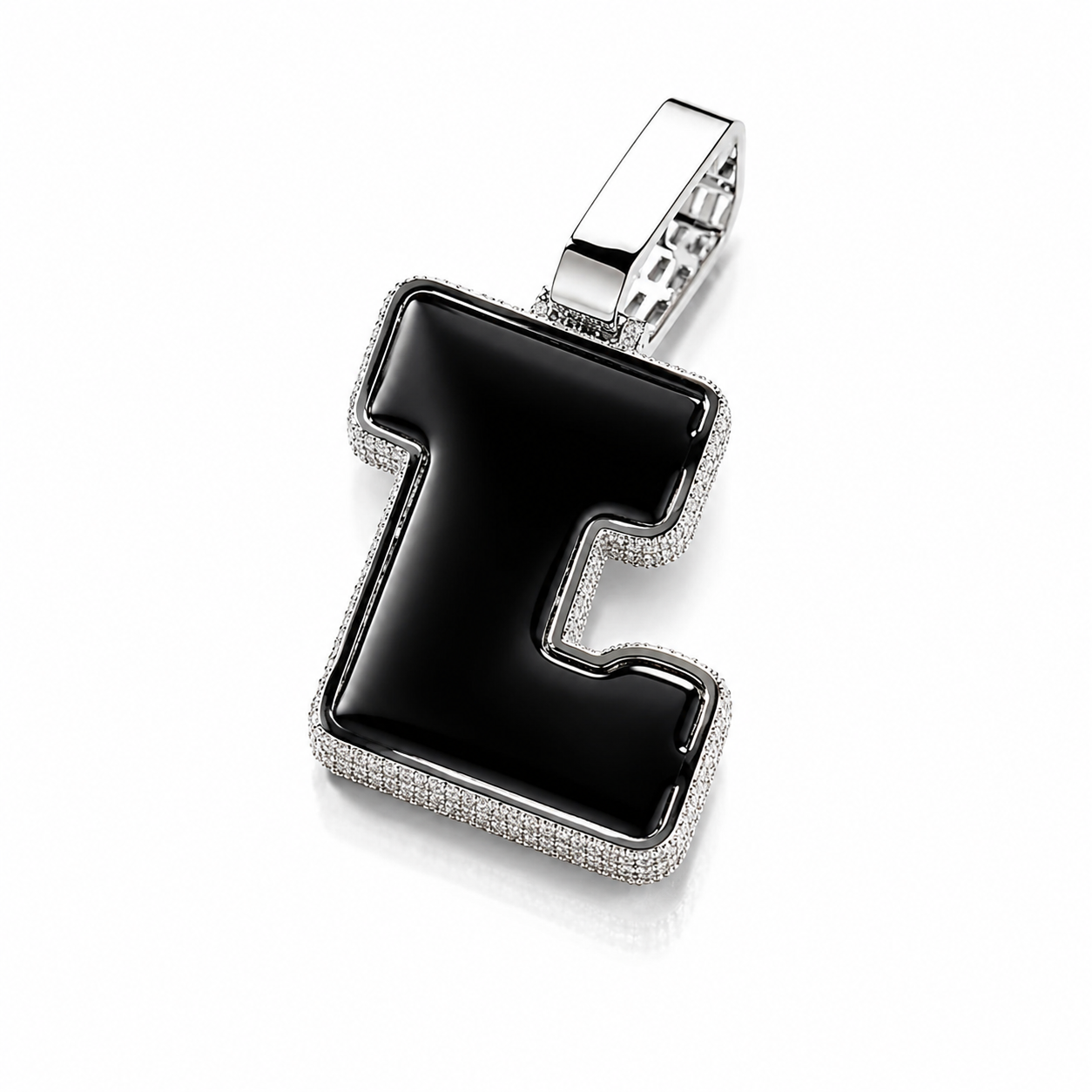 Custom - Baguette Letter Pendant V1