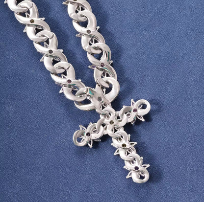 Floral Ice Cuban-Link Chain
