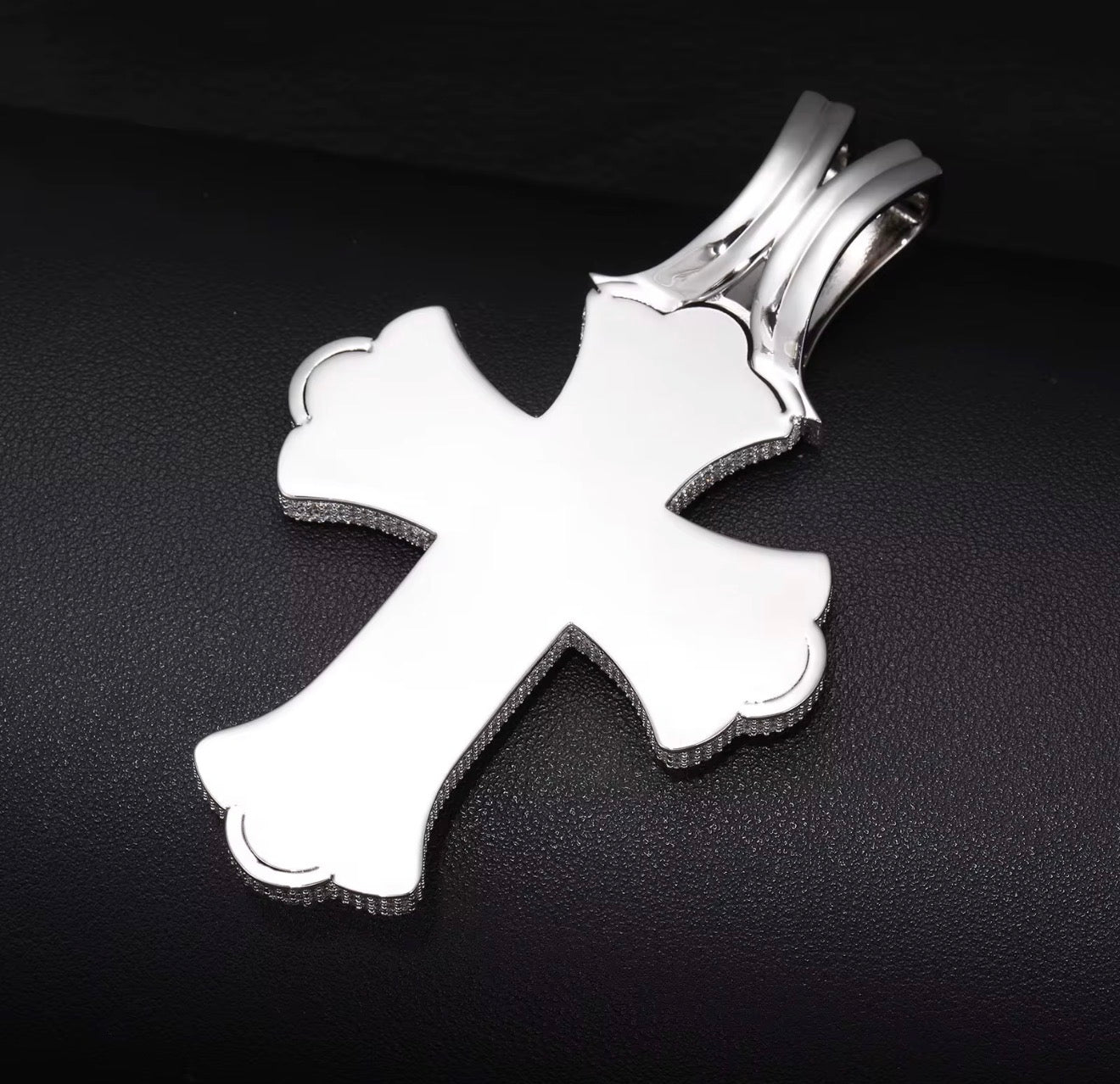 Iced Out Big Royal Cross Pendant