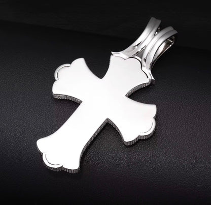 Iced Out Big Royal Cross Pendant