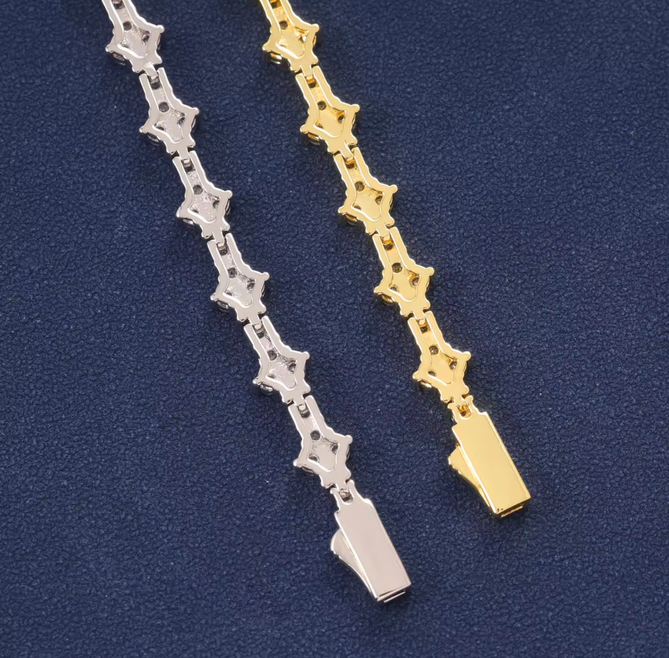 Iced Out Honeycomb Bracelet