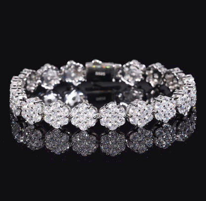 Moissanite - Bouquet Bracelet