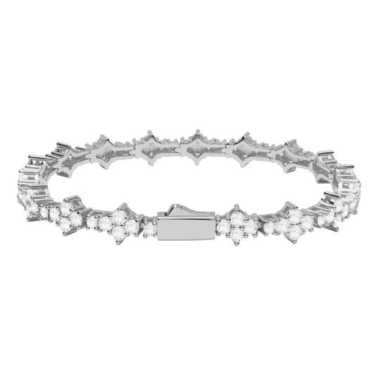 Iced Out Honeycomb Bracelet