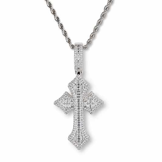 Baguette Cross - Pendant