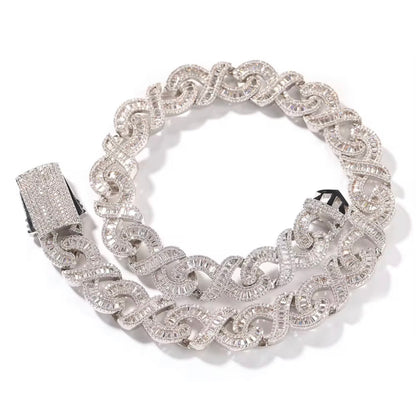 Iced Out Infinity Cuban-Link Chain