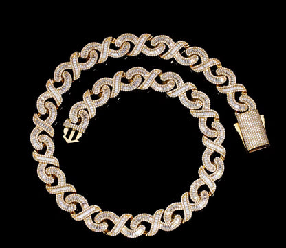 Iced Out Infinity Cuban-Link Chain