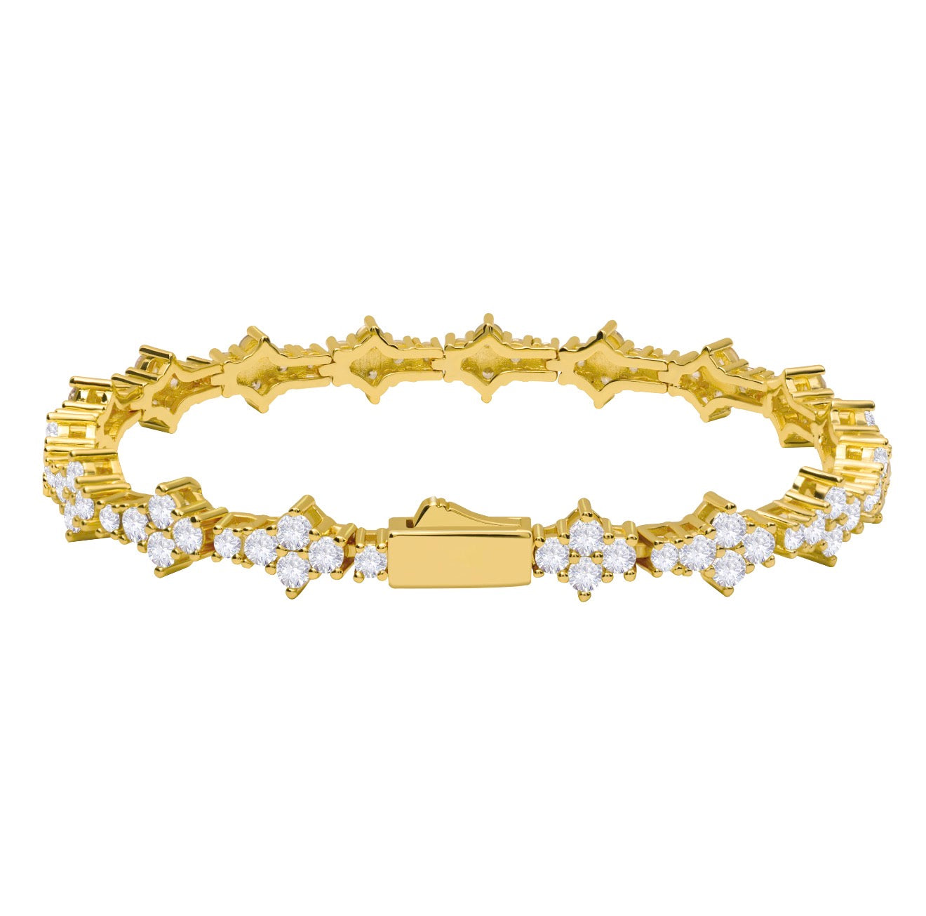 Iced Out Honeycomb Bracelet