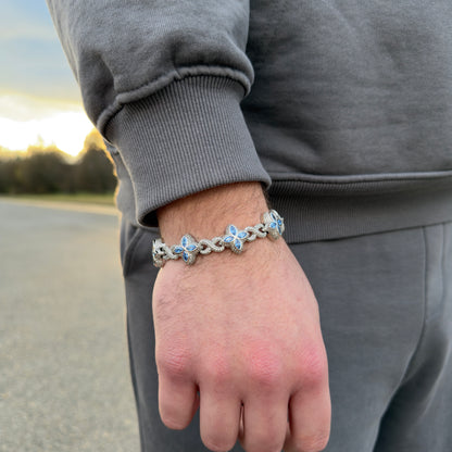 Clover Bracelet - Iced out