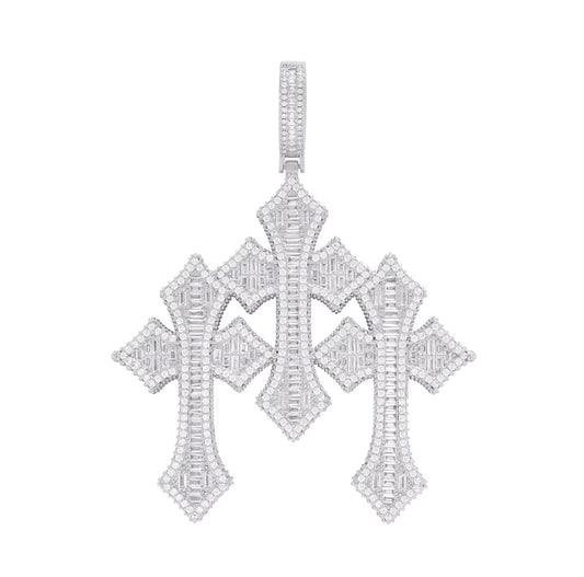 Triple-Cross Pendant