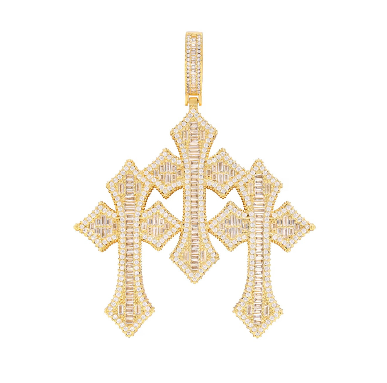 Triple-Cross Pendant