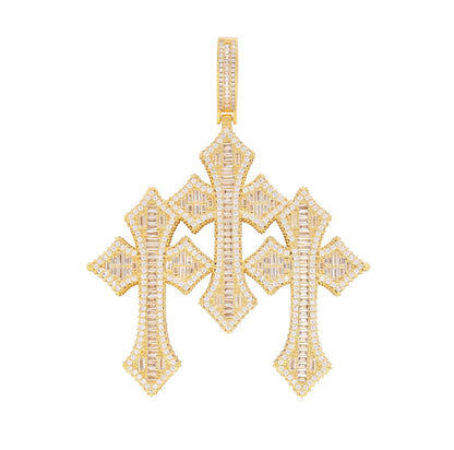 Triple-Cross Pendant