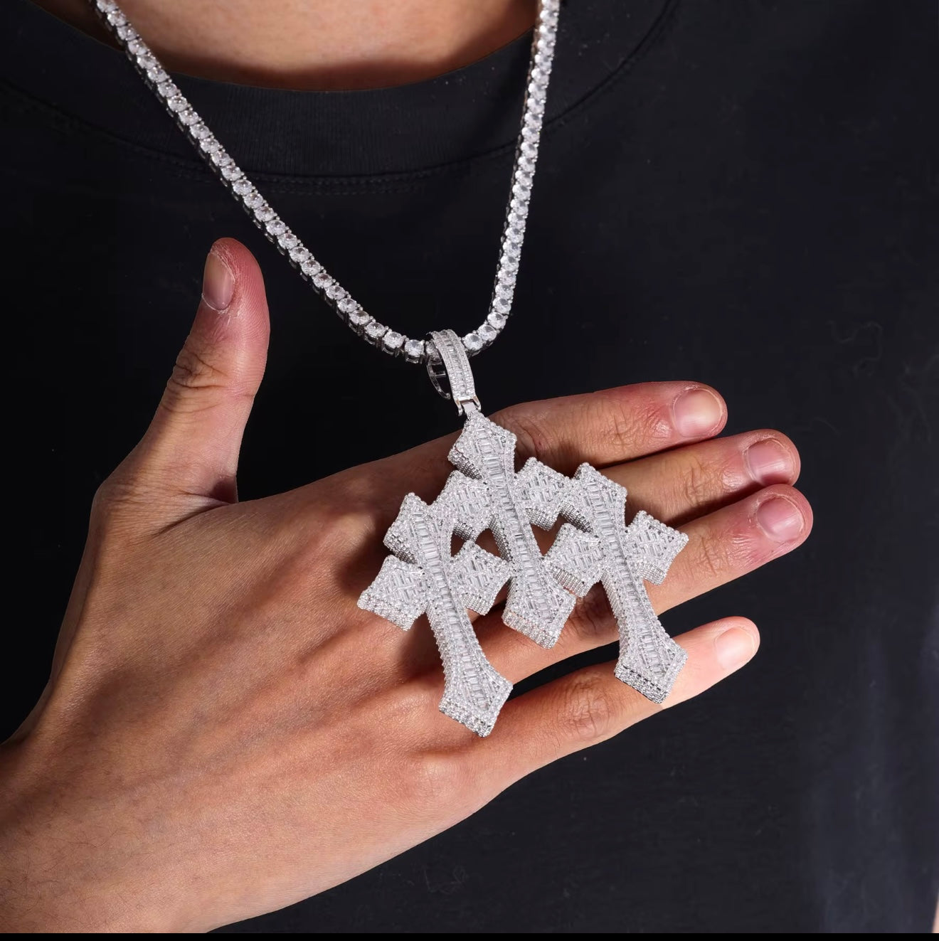 Triple-Cross Pendant