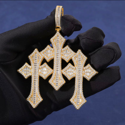 Triple-Cross Pendant