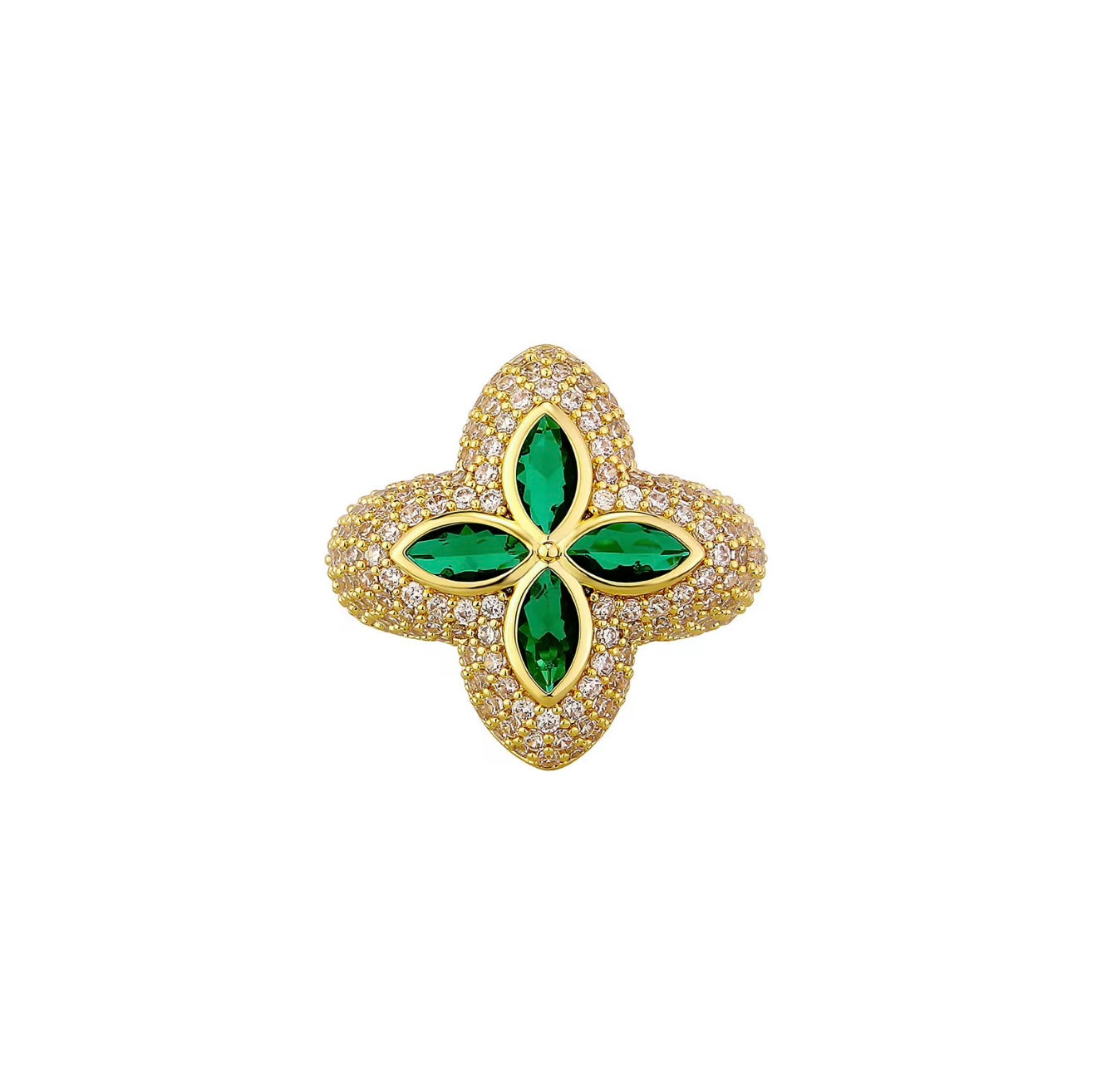 Green-Clover Ring