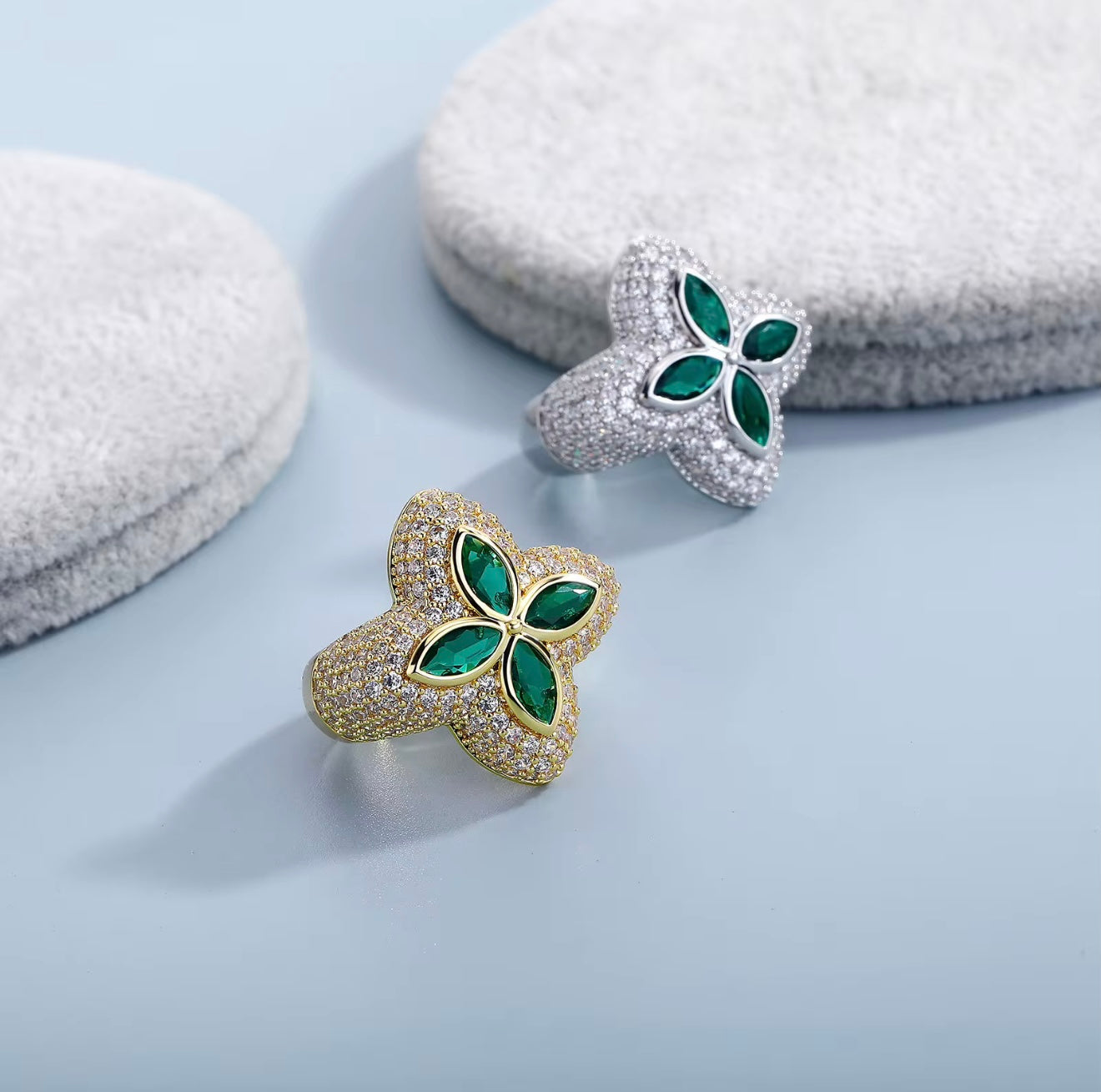 Green-Clover Ring