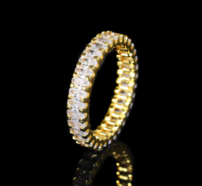 Moissanite - Marquise Eternity Ring