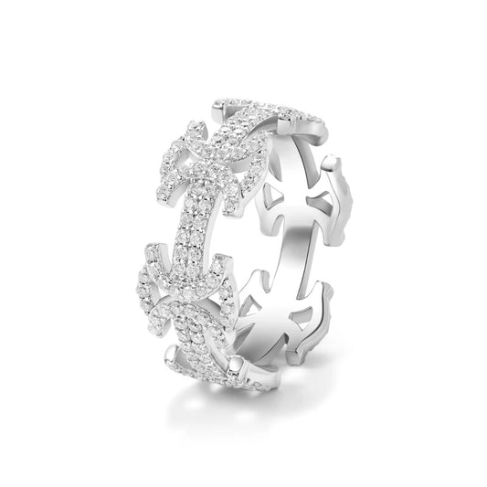 Moissanite - Byzanite Ring