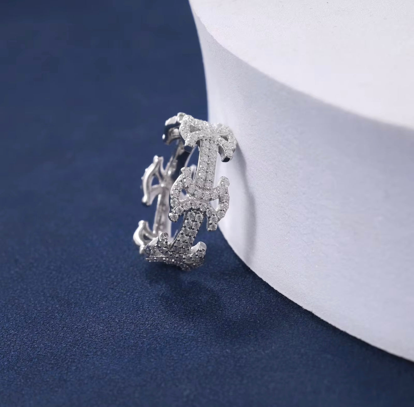 Moissanite - Byzanite Ring