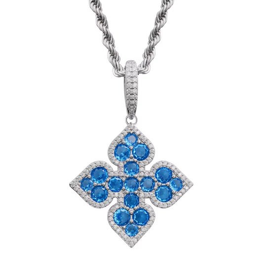 Moissanite - Clover Pendant