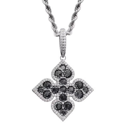 Moissanite - Clover Pendant