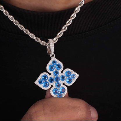 Moissanite - Clover Pendant