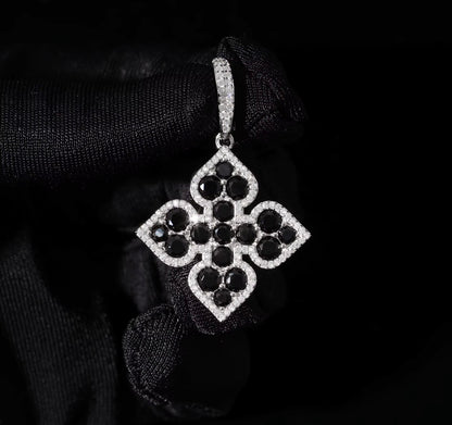 Moissanite - Clover Pendant