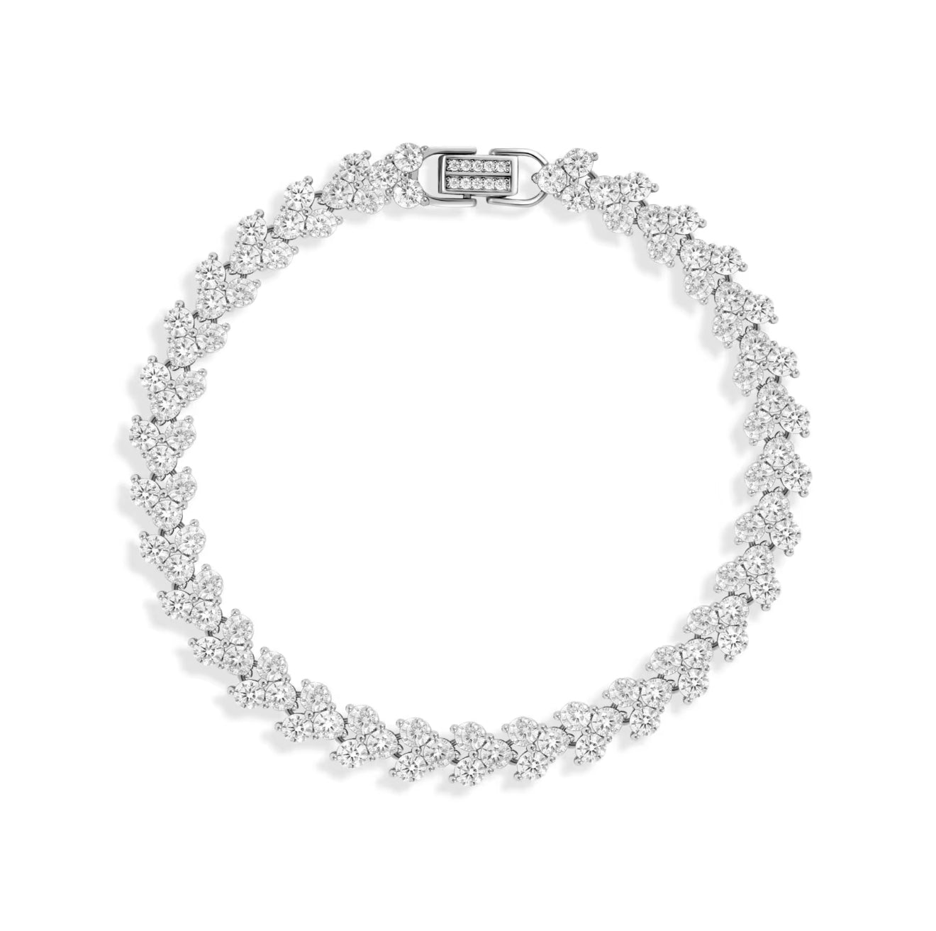 Moissanite - Heart Bracelet