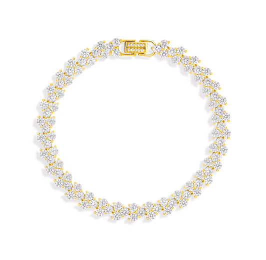 Moissanite - Heart Bracelet