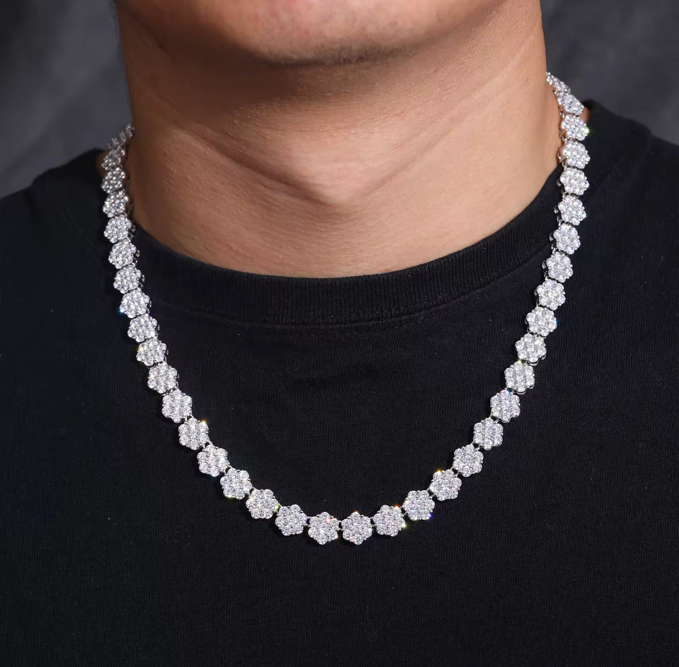 Moissanite - Bouquet Chain