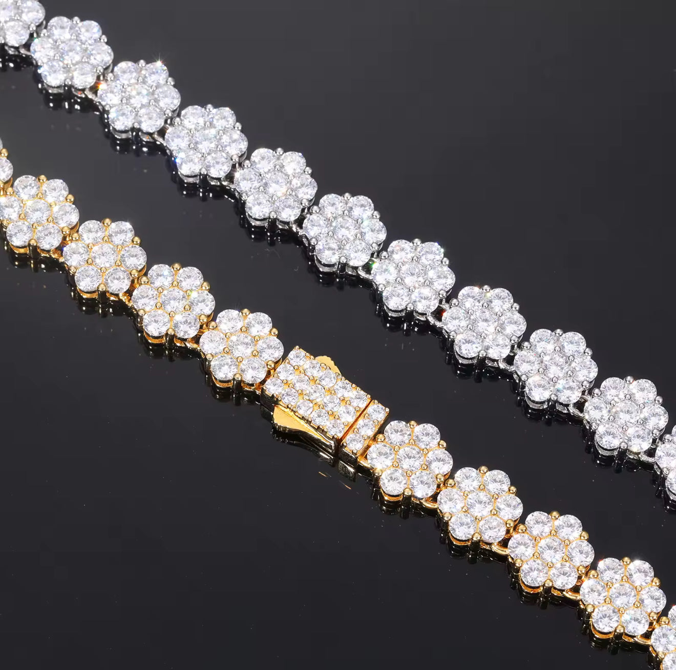 Moissanite - Bouquet Chain