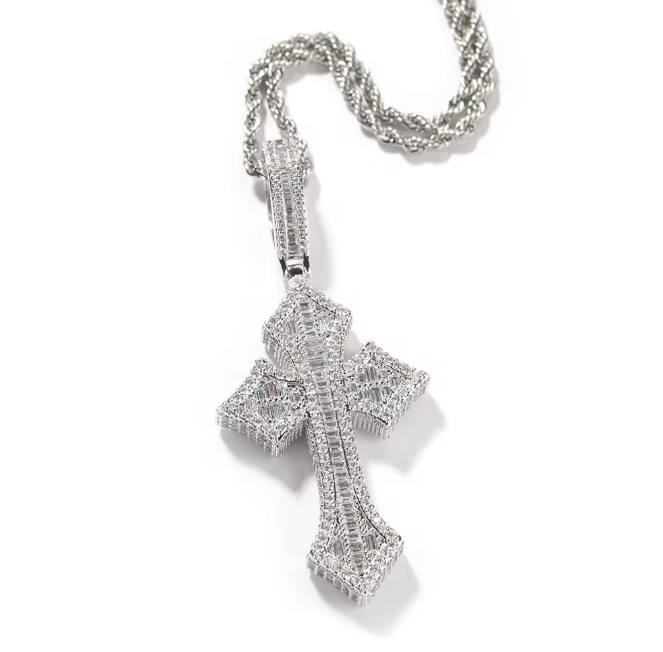 Baguette Cross - Pendant