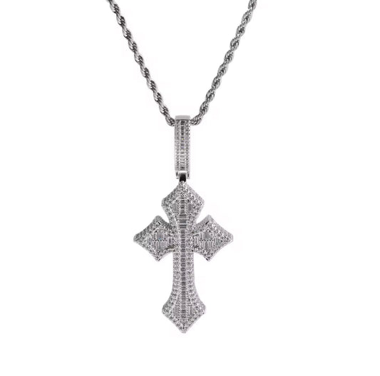 Baguette Cross - Pendant