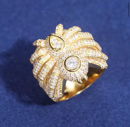 Moissanite - Spider Ring
