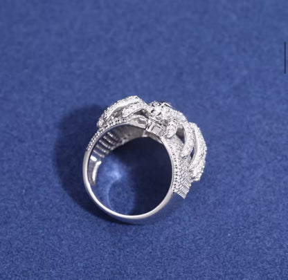 Moissanite - Spider Ring