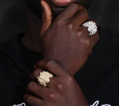 Moissanite - Spider Ring