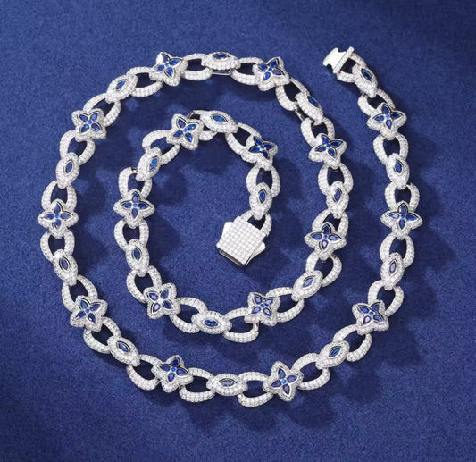 Moissanite - Clover Eye Chain