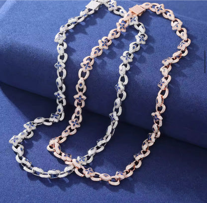 Moissanite - Clover Eye Chain