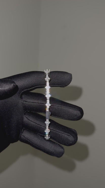Iced Out Honeycomb Bracelet