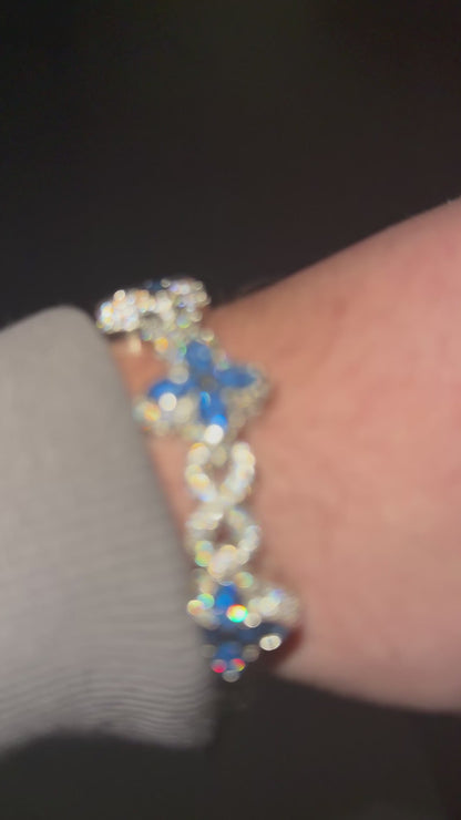 Clover Bracelet - Iced out