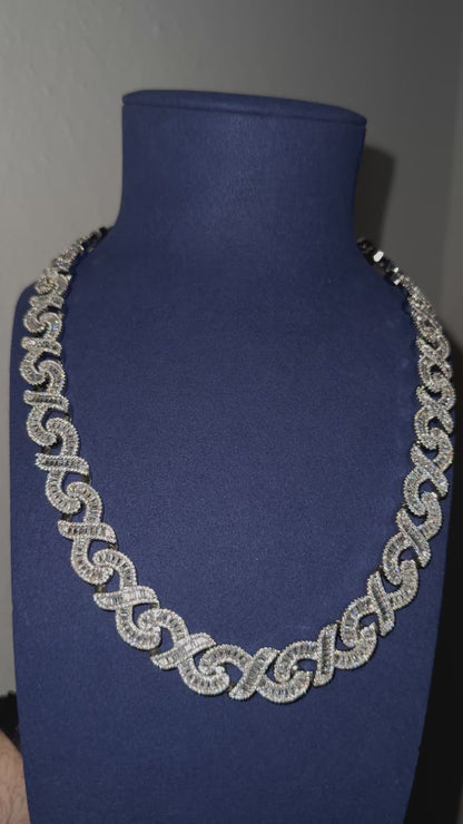 Iced Out Infinity Cuban-Link Chain