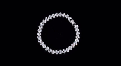 Moissanite - Heart Bracelet